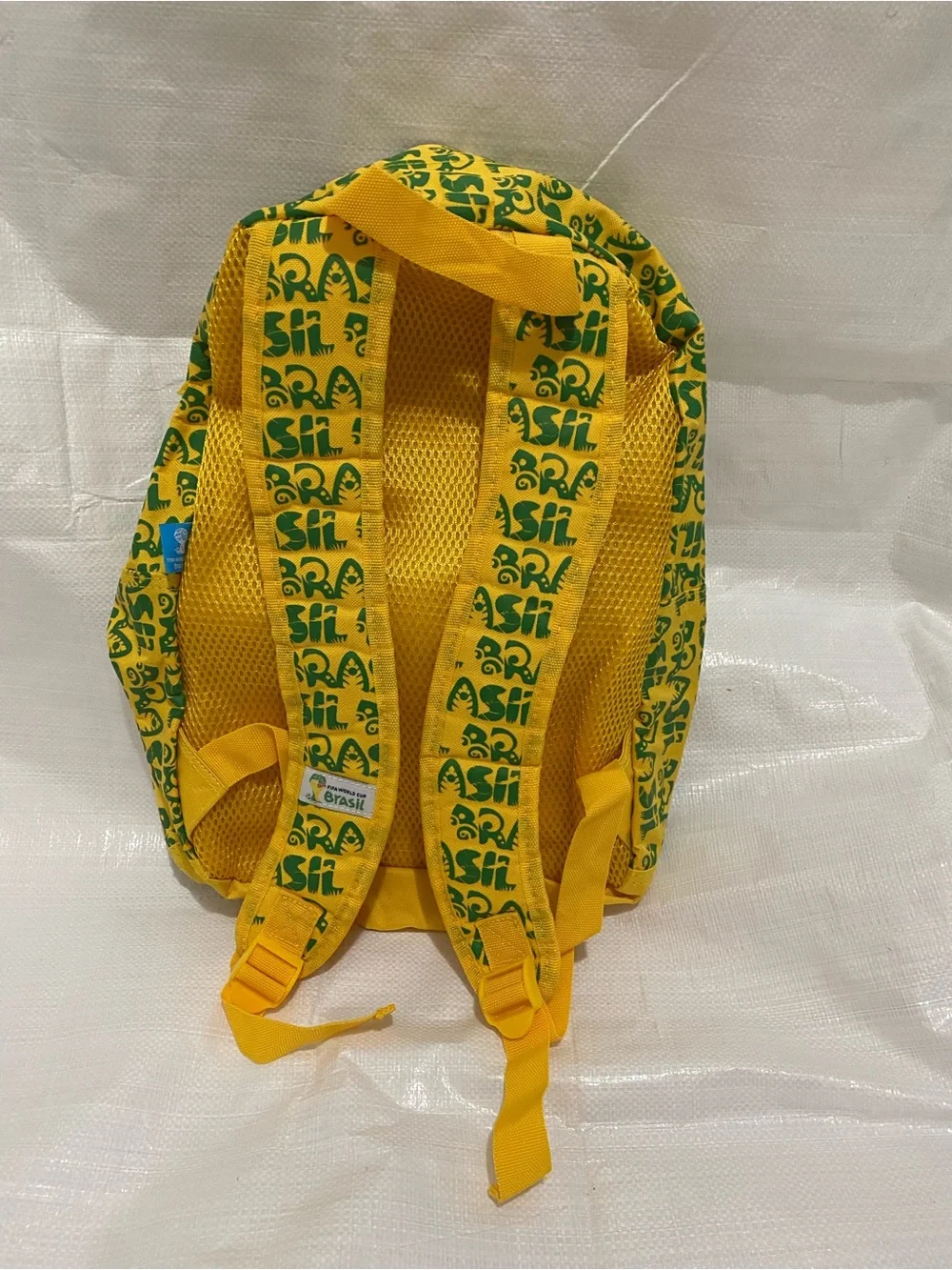 FIFA World Cup Brasil Yellow & Green Backpack